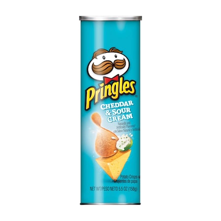 Pringles Cheddar & Sour Cream Potato Crisp 5.5 Oz., PK14